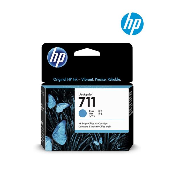 HP 711 Cyan Ink Cartridge CZ130A