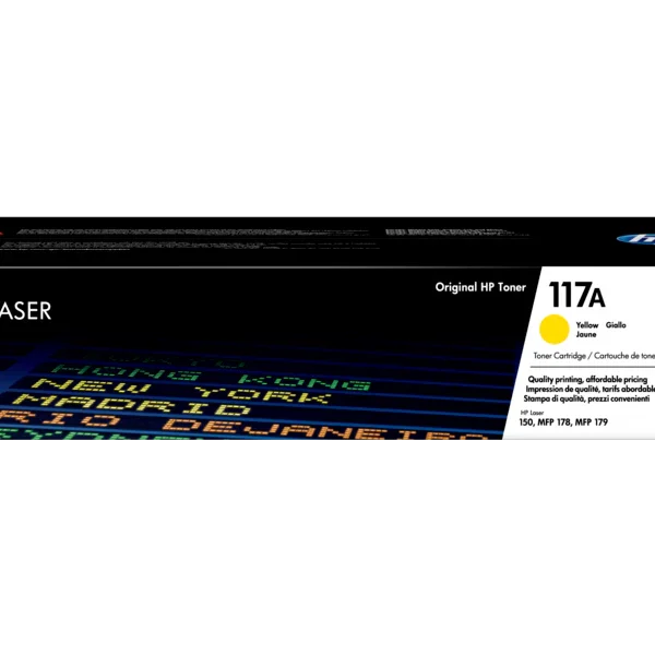 HP 117A Yellow Original Laser Toner Cartridge W2072A