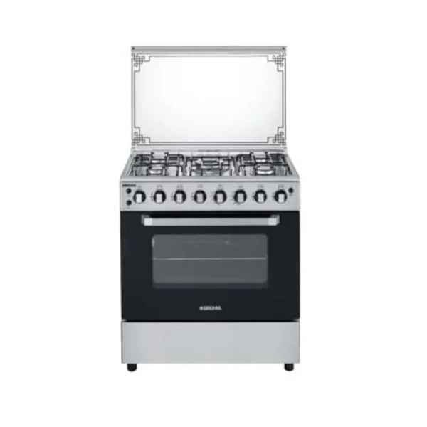 Bruhm Gas Cooker 80 x 60 Stove 5 Burner Glass Top Grill Oven