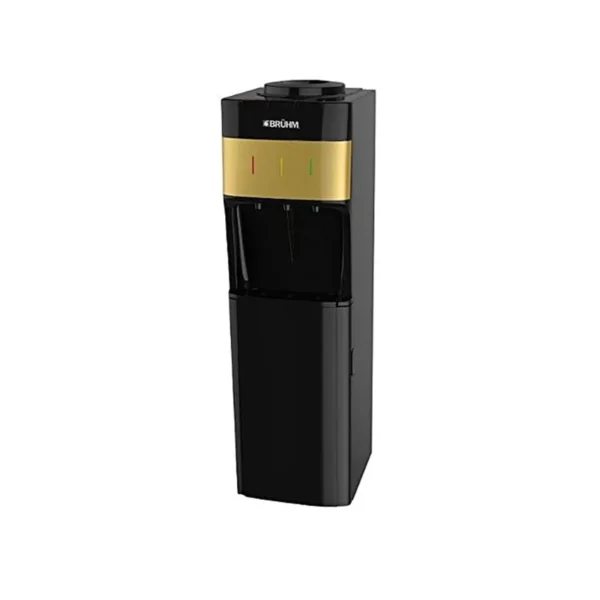 Bruhm Water Dispenser 3 Tabs Fridge Cabinet Black Golden