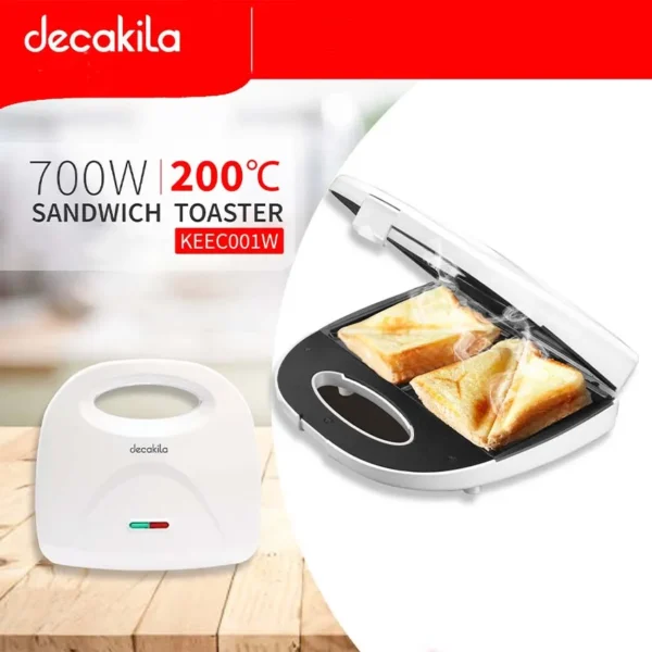 Decakila Sandwich Toaster Maker 700W