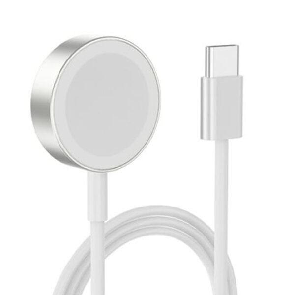 Green Magnetic Charging Cable 1.2M ( Type-C Interface ) for iWatch – Silver