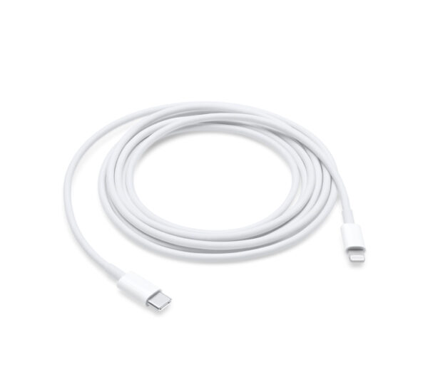 Connect your iPhone, iPad, or iPod with Lightning connector to your USB-C or Thunderbolt 3 (USB-C) enabled Mac for syncing and charging, or to your USB-C enabled iPad for charging. You can also use this cable with your Apple 18W, 20W, 29W, 30W, 61W, 87W or 96W USB‑C Power Adapter to charge your iOS device and even take advantage of the fast-charging feature on select iPhone and iPad models. What’s in the Box: Apple USB-C to Lightning Cable (2 m)