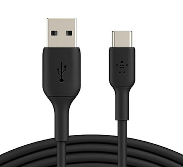 Belkin USB- A TO USB- C SILICONE 3M BLK