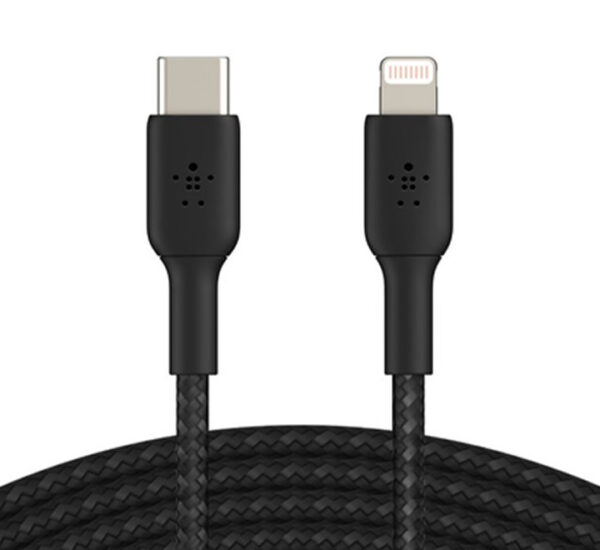 Belkin USB-C to Lightning Braid Sil 1M Cable