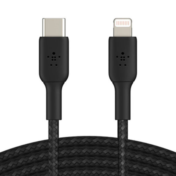 Belkin USB-C to Lightning Braid Sil 1M Cable