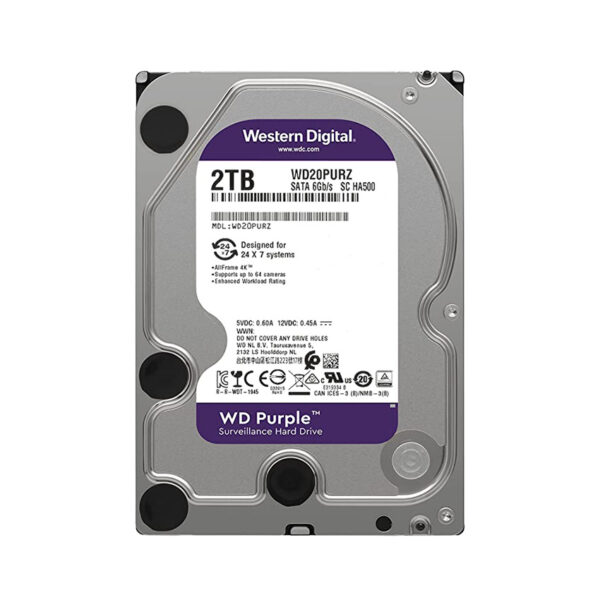 2 TB Western Digital Purple Surveillance Internal HDD