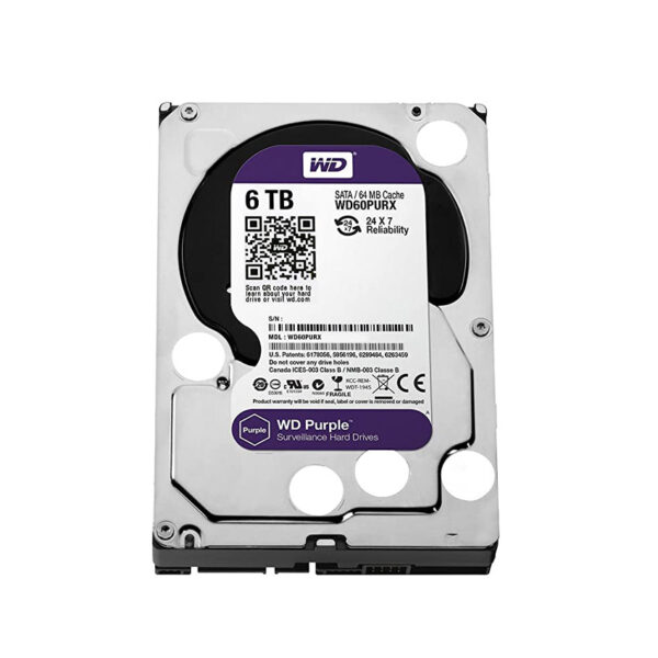 6 TB Western Digital Purple Surveillance Internal HDD