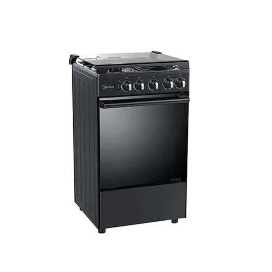 Midea Gas Cooker 4 Burner 50 x 50cm Black Oven