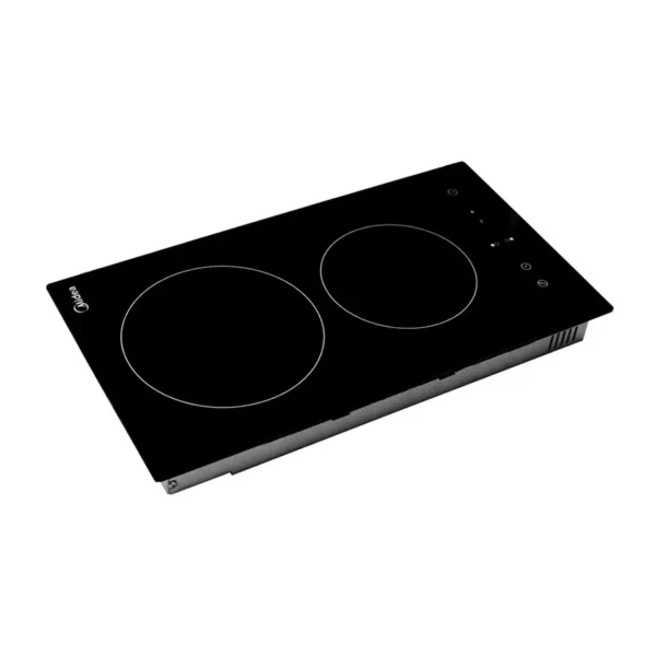 Midea Electric 2 Hobs Touch Control 9 Stages Power Setting Child Lock – Black Mirror Finish