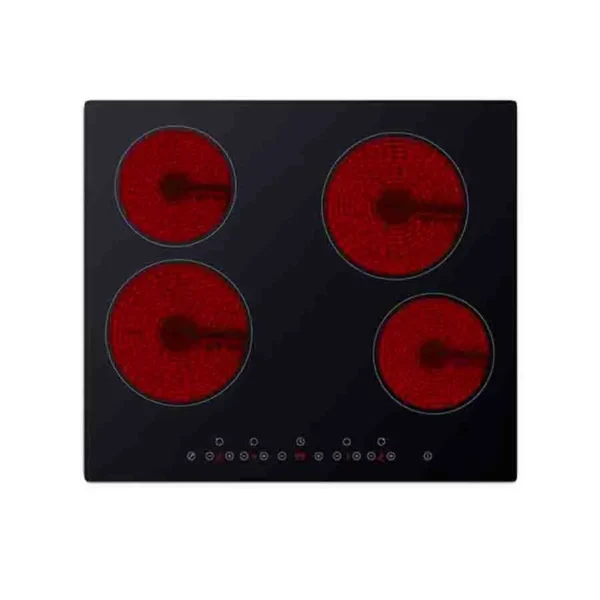 Midea Electric 4 Hobs Touch Control 9 Stages Power Setting Child Lock – Black Mirror Finish