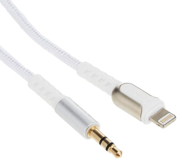 Porodo Metal Braided Lightning to AUX Cable 1.2M