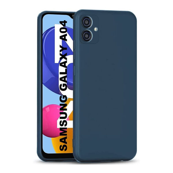 Samsung A04 Silicone Case – Blue