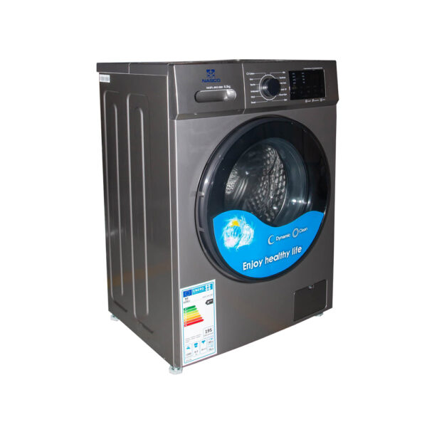 Nasco Washing Machine 9 Kg Front Load Silver inverter Full Automatic