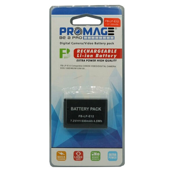Promage Battery LPE12 Compatible with EOS M EOS M2 EOS M10