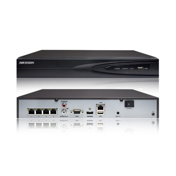 Hikvision POE Network Video Recorder with 4 Channels