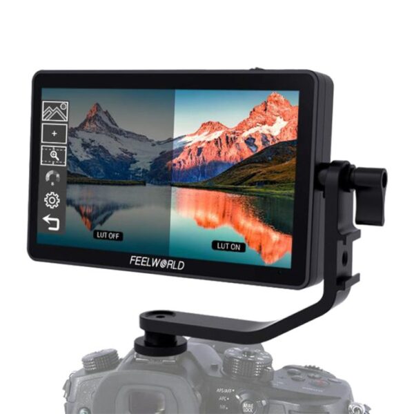 F6 Plus Feelworld 6 Inches 4K On Camera Monitor Touch 3D Lut