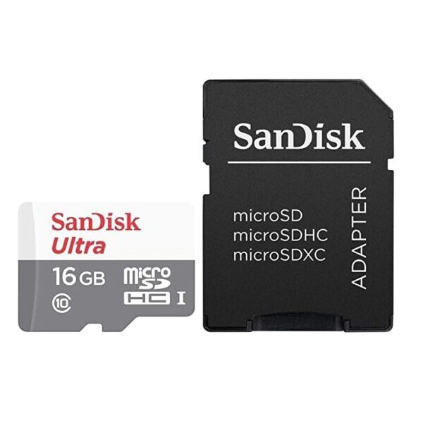 Micro sd ULTRA Android Sandisk 16 GB with Adapter