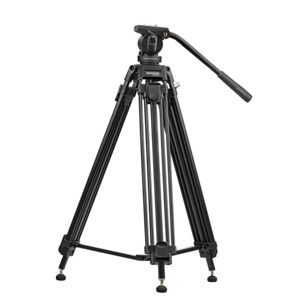 Promate Professional Aluminum Video Tripod with Mid-Level Spreader