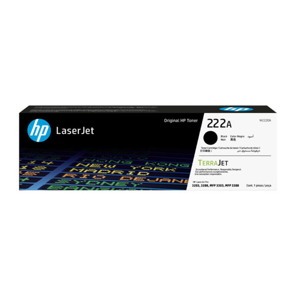 HP 222A Black W2220A Toner