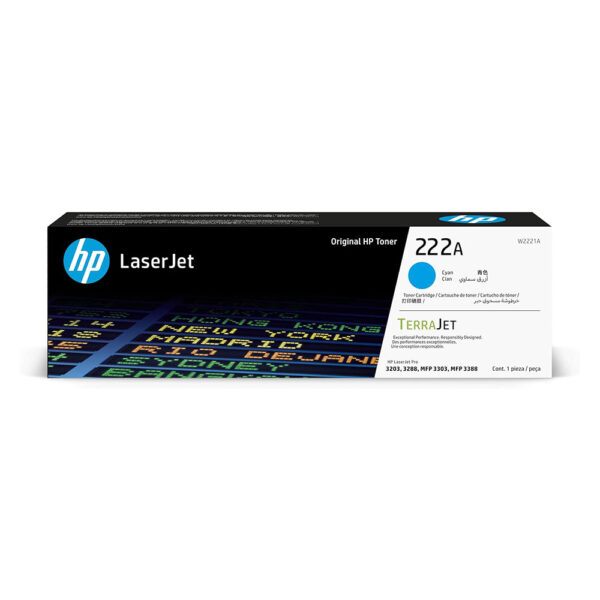 HP 222A Cyan W2221A Toner