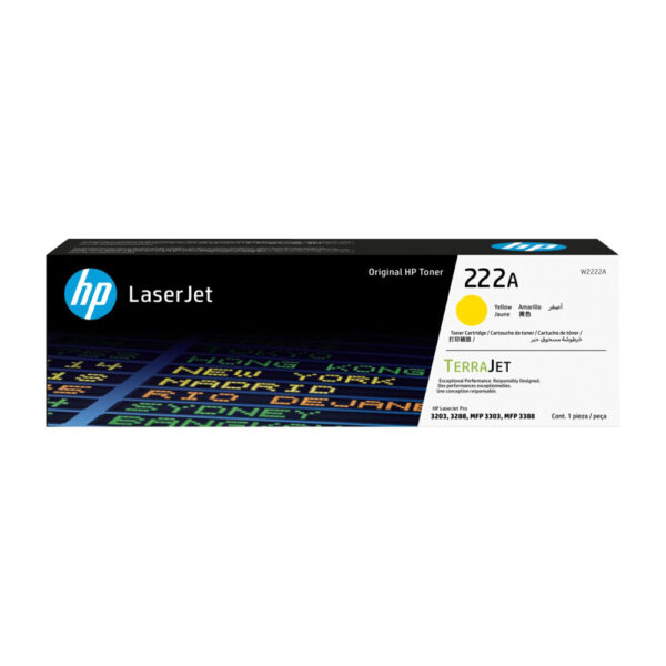 HP 222A Yellow W2222A Toner