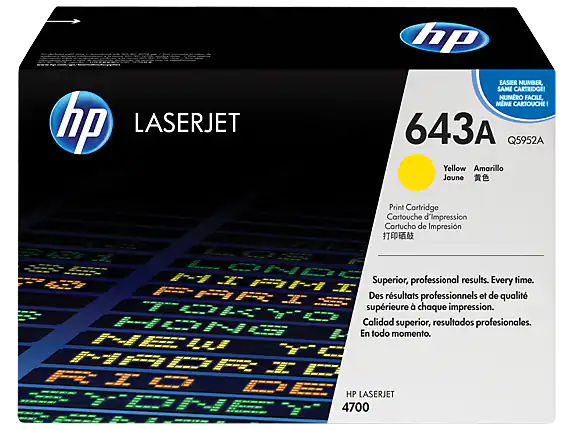 HP 643A Yellow Q5952A Toner